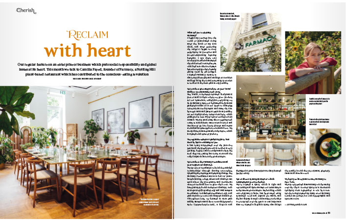 A more content-driven spread