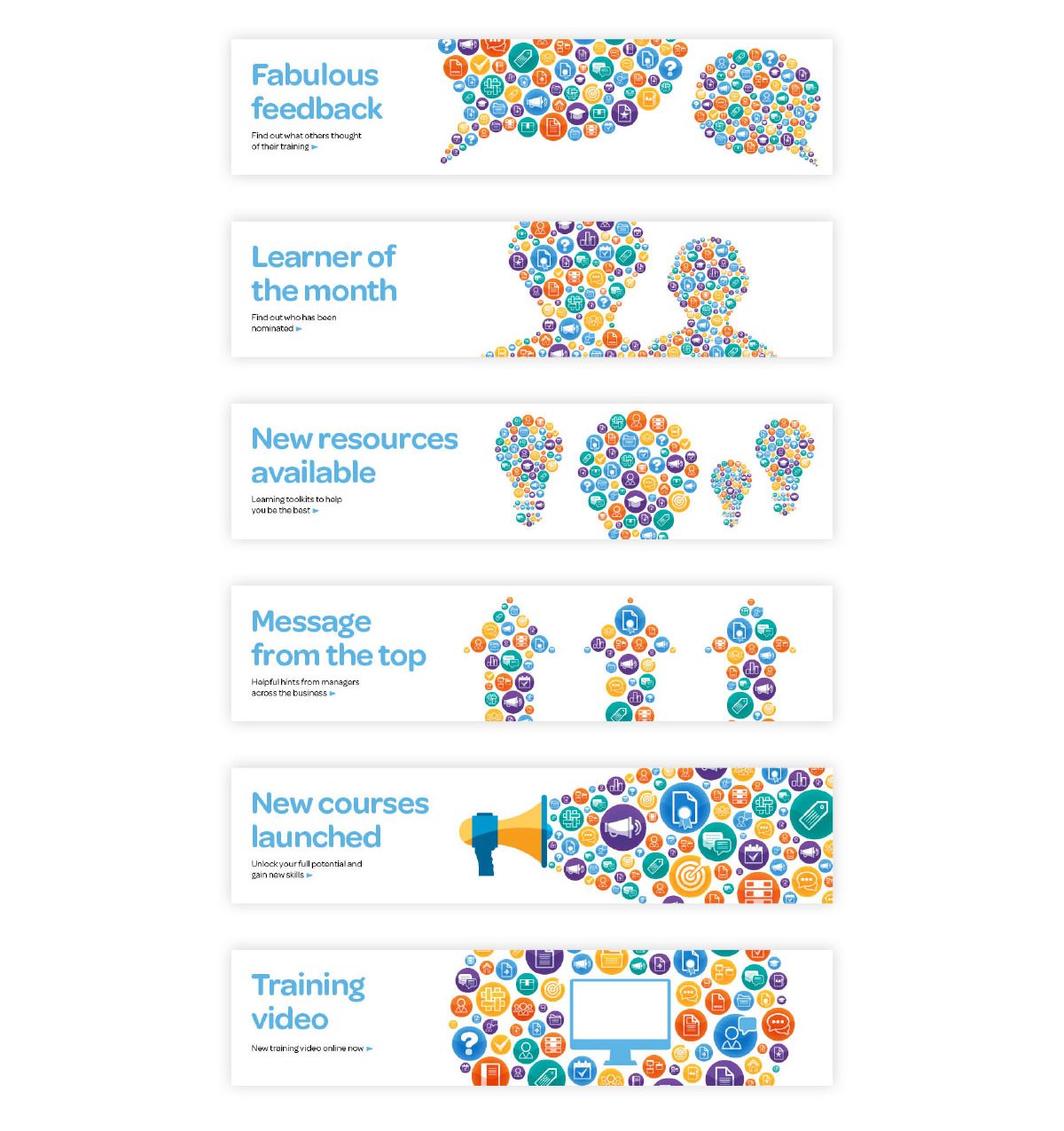 Learning potal we banners