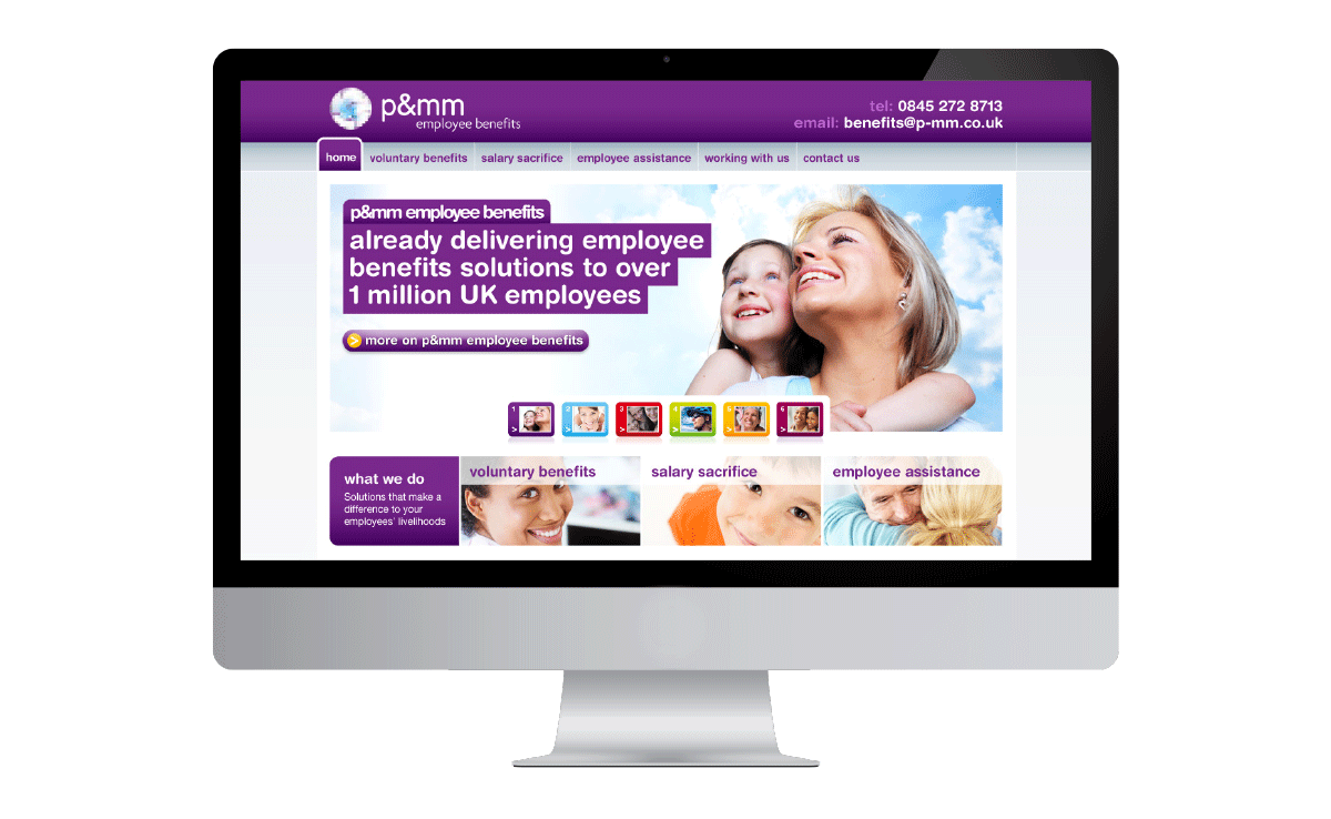 Employee benefits website